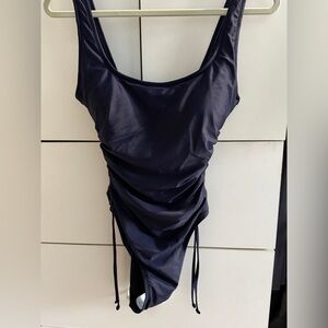 J. Crew Navy One-Piece Swimsuit